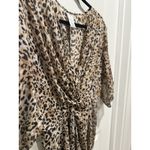 Swimsuit Cover Large Animal Print Time & Tru Sheer Twist Summer Beach Vacay Photo 6