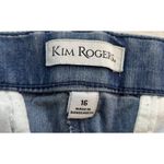 kim rogers Women's Blue Denim Bermuda Shorts Size 16 Photo 2