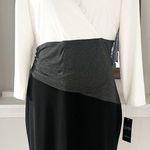 Ralph Lauren NEW Knee-Length Sheath Dress, Black/White/Grey Size 14 New w/Tag Photo 1