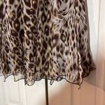 Scarlett Cheetah Leopard Animal Print Flared Skirt With Layering Strips 9 10 Photo 10
