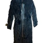 Bebe  VINTAGE LEATHER RABBIT FUR COAT Photo 0