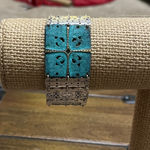 Silpada  Silver and Turquoise Bracelet Photo 0