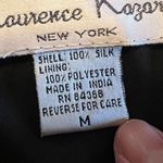 Laurence Kazar 100% Silk Sequin Beaded Evening Blazer Jacket Vintage Medium Photo 7