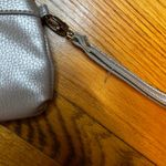 NY and Company Silver Faux Leather Clutch Wristlet Evening Bag Photo 2