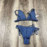 Aerie  Dusty Blue Ribbed Bikini Set  Photo 7
