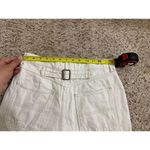 Free People We The Free Womens Shorts Cream White Cargo Button Fly Raw Hem High Rise Size 26 Photo 9