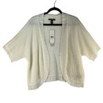 Ralph Lauren Lauren  Off-White Open Knit Shrug Cardigan Women’s One-Size Photo 0