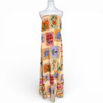 Paper Heart Paper Hearts Strapless Maxi Dress Stamps Summertime Vacation Santorini Italy XL Photo 2