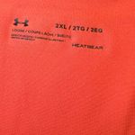 Under Armour  Racerback Tank Top Womens 2X Orange Heatgear Loose Fit Athletic Photo 3