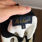 Luisa Spangoli white knit black trim dress Photo 4