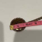 None Vintage Doublesided Monogrammed mirror necklace, Estate Jewelry 11.5”L Photo 9