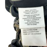 Camilla  Lace Up Front Dress Maxi Under A Full Moon Print Black Size Small Photo 15