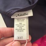 ANDIE ‎ The Malibu One Piece LT Swimsuit Navy size XS  NWT long torso Photo 6