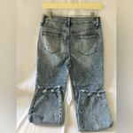 Boutique Women’s Size 10 Stone Washed Denim Jeans Raw Hem Line Blue Photo 1