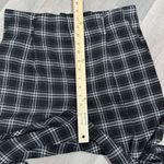 Hollister 90s Plaid Flannel Ultra High Rise Cropped Mom Pants Black Large Photo 10