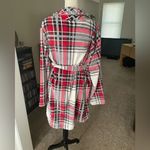 Mythology Plaid Robe One Size Fits All NWT Red Photo 3