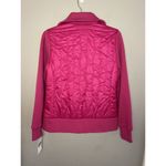 Bernardo  Wave Quilted Jacket Orchid Flower Pink Size Medium NEW Photo 7
