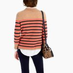 J.Crew  Everyday cashmere striped crewneck sweater J6427 SMALL Photo 2