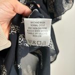 Cowgirl Hardware Cactus Cheetah Western Boho Print Sheer Top Size Medium Black Photo 7