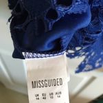 Missguided NWT  Blue Bell Sleeve Lace Mini Dress Photo 8