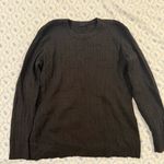 Black Cable Knit Sweater Size M Photo 2