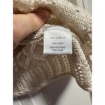 World Unity Cardigan Womens Medium Cream Crochet Short Sleeve Cropped Cover Photo 2