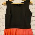 Enfocus Studio En Focus Studio Women’s Tank Dress w/ Lace Detail Black & Coral Size 6 EUC Photo 3