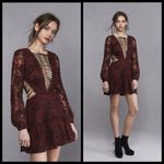 For Love & Lemons 💕💕 Jolene Lace Up Mini Dress XS Photo 4