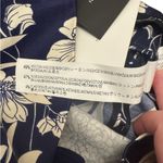 ZARA  Floral Pencil Skirt Navy and White - Size Small Photo 3