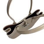 Longchamp  Roseau Toggle Leather Tote Shoulder Bag Paper Beige Photo 13