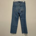Frank & Eileen ‎ Monaghan Straight Leg Button Fly Fray Hem Blue Jeans Size 26 Photo 3