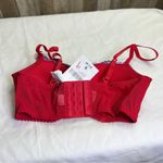 Forever 21  Size Small Red Underwire Bra with Purple Lace with Adjustable… Photo 1