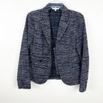 CAbi Mingle Tweed Textured Long Sleeves Half Zipper Blazer Jacket #723, Size 8 Photo 0