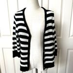 Ny Collection black and white striped cardigans Photo 6