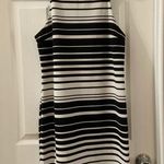 Renee C  B/W High Neck Spaghetti Strap Dress S Photo 0