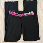 Victoria's Secret Y2K PINK  Foldable Waist Flare Yoga Pants Photo 0