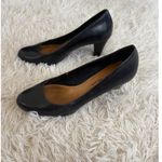 Antonio Melani Black Leather Pointed Toe Heel Pumps Career Work Shoes 8.5 Photo 3