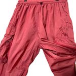 Outdoor Voices Windbreaker Cargo Pants Ripstop Adjustable Cuff Red Women’s L Photo 5