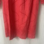 Diane Von Furstenberg Diane von Furstenburg Soleil Swim Beach Eyelet Cover Up Coral Pink Linen Small Photo 8