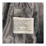 Kenneth Cole  Black Trench Coat Sz L Photo 3