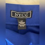 NYCC Ankle Crop Pants W/ Belt Size 12P Royal Blue, Pockets, Pull On Blue Photo 5