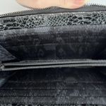 Kenneth Cole large  zip around organizer bifold embossed grey leather wallet Photo 5