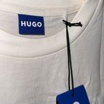 HUGO White shirt Short Sleeve Tee with Graphic Detail new small unisex Photo 3
