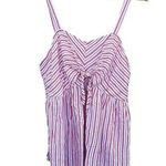 Isabel Maternity  by Ingrid red & white flowy blouse size large Photo 0