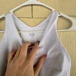 Athleta  Conscious Crop Bra White Sports Bra High Neck Athleisure Photo 2
