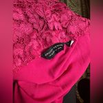 Dorothy Perkins Hot Pink Lace Straight Pencil Skirt Photo 6