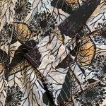 Porridge Women's Floral Print Long Sleeve Dress Small‎ Button Down Oversized Black Photo 8