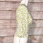 Lost + Wander Yellow Floral Crop Top Size XS Photo 2