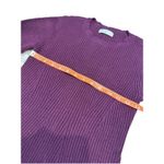 Nine West  Dress Size S Purple Knitted Ribbed Long Sleeve Sweater New Women’s Photo 9