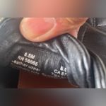 Halogen  Women’s Black Leather Athleisure Slip-On Sneakers Size 8.5 Photo 9